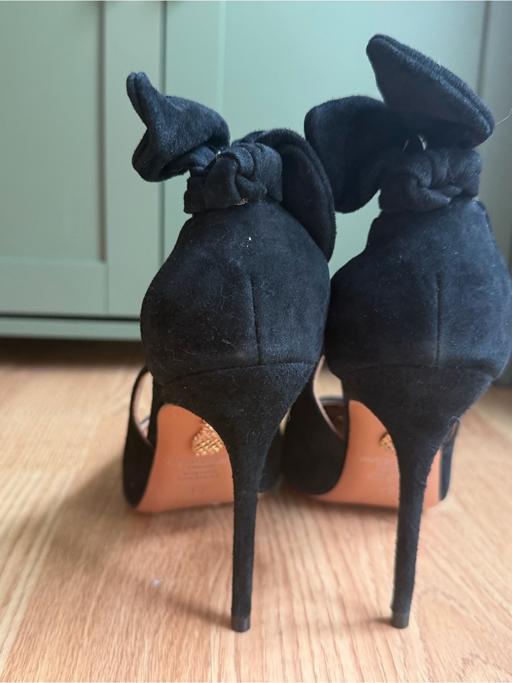 Aquazzura Bow Toe Pumps Size 38 - Picture 4 of 8